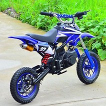 미니 오프로드 산악용 오토바이 2행정 49CC 바이크 소형, B. 블루