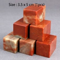 돌 전각 맞춤 빈 자연 돌 중국 이름 서예 스탬프 인감 조각 스크랩북 미용품 씰링, 3.5 x 5 cm3.5 x 5 cm
