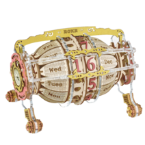 로보타임 ROBOTIME rokr time engine 3d 나무 모델 빌딩 블록 키트 diy assembly toy, 3-하얀