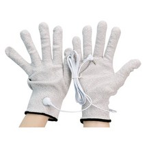 섬유 전기 마사지 장갑 와이어 전도성 전극 기계, 03 Gloves with Cable