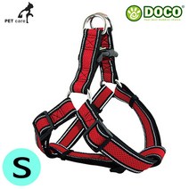 도코펫 애슬레티카 에어매쉬 하네스 DCA202 레드 S