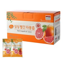 싱싱 빨강 자몽즙 100ml 20포 1개