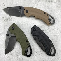 여성 남성 호신용품 칼 Kershaw 8750 shuffle ii 다기능 접이식 나이프 2.25 blackwash 일반 블레이드 gfn 핸들 블랙 핸들 황갈색 핸들 미니 도구, 다크 카키