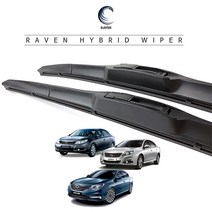 레이븐 르노 삼성 뉴 SM5 플래티넘 노바 하이브리드 와이퍼세트 운전석 조수석 600mm+400mm, 전면 와이퍼세트, SM5 노바 (15년~19년) 2416