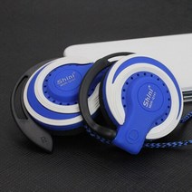 Shini Q141 3.5mm 유선 헤드폰 HiFi 중저음 소음 차단 이어폰 EarHook 게임용 헤드셋 Xiaomi Huawei Mp3 Player, [03] 파란
