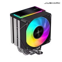 JIUSHARK JF100RS Crystal ARGB (BLACK) CPU쿨러, 선택없음
