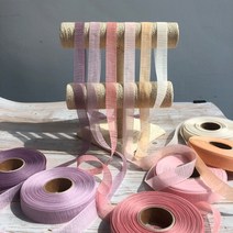 리본끈 샤벳 쉬폰 오간디 리본 선물 포장 청첩장 리본 50yd, 20 mm - 50 yd, 반색