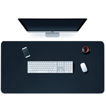 데스크 매트 와이드 논슬립 방수 책상 패드 커버, 본상품선택, 밀릭 데스크 패드 오렌지브라운 중