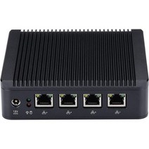 Qotom 베어본 Mini PC Bay Trail N2920 프로세서 쿼드 코어 1.86GHz 4 Intel 기가비트 NIC 팬리스 미니 PC X86, RAM 없음 SSD 없음 WIFI 없음