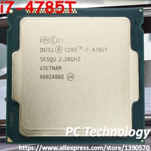 인텔 코어 i7 4785T SR1QU CPU 2.20GHz 8M 35W 22nm LGA1150 쿼드 데스크탑 i7-4785T 프로세서 정품