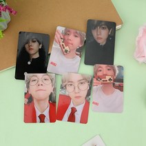 KPOP EXO 백현 솔로 시티 조명 앨범 로모 카드 K-POP 새로운 패션 자체 제작 종이 사진 카드 6 개/세트