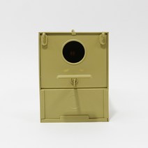 2GR 내외부 겸용 둥근입구 핀치 둥지박스-083 (호금조/문조), 1개