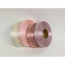 리보너 다이아리본 15mm 조화 부케 선물박스 다이아무늬 캐주얼 리본끈 1롤 45m, 3. 살몬