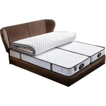 허리 롤 미니 땅바닥 단단한 신축의 매트리스리스, 2000mmx2000mm, 스테인리스스틸스프링+야자(두께15cm)