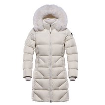 블랙야크 여성 롱패딩 구스다운 B아리엘3다운자켓 1BYPAW2507 겨울 폭스퍼 중기장 패딩 등산 점퍼