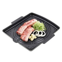 아카시아리빙 고화력 휴대용가스버너 가정용 삼겹살불판 고기판, 컴팩트 구이판