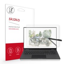 스코코 LG그램 360 16인치 2021 항균 국산 종이질감 액정보호필름, 단품