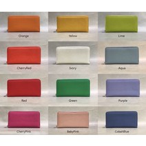 토고 소가죽 지퍼 장지갑