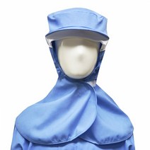 쿡셰프 HACCP 어깨덮힘 블루 위생모자(식품업체 식품공장 작업장 조리업체)