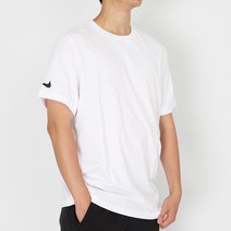 나이키 오버핏 반팔티 오른쪽 로고 올화이트 파크 20 티