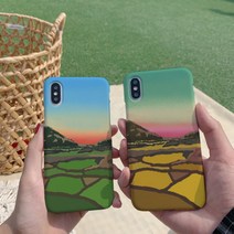 [바보사랑] [호환용] 아이폰11 노구 제주오름 하드케이스, 기종선택:갤럭시S105G / 디자인선택:올리브, 상세 설명 참조