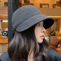 코욜하우키 여성 버킷햇 사계절 벙거지모자 여자 코듀로이 보넷햇 모자