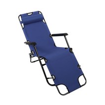 K4Camp 3단 접이식 캠핑 낚시 침대 의자 특대형, 레드, 1개