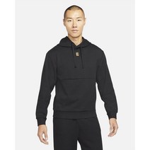 나이키 남성 테니스 셔츠 긴팔 후드 코트 남성 양털 후디 DA5712-010 겨울 따뜻한 옷 테린이 남자 블랙