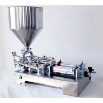 액체 붙여 넣기 충전 기계 공압 세미 Aut 필러 더블 헤드 실린더 샴푸 로션 피스톤, 01 110V_04 AU