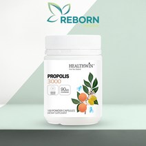 뉴질랜드 헬스윈 프로폴리스 3000mg 100가루캡슐, 100정, 1통