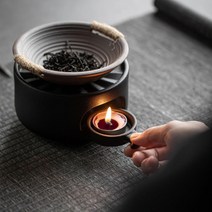 엔틱 일본식 티워머 차워머 우드 빈티지 찻잔 차도구