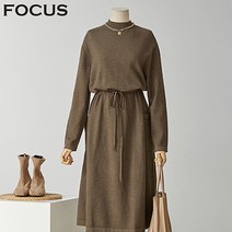 포커스 반목주머니니트원피스 FBW1K7POP0450