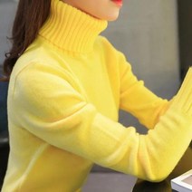 볼레로 하늘색 핫핑크 니트 스웨터 터틀넥 트렌드 스웨터 패션 탑 가 겨울 풀오버 풀오버