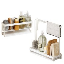 화이트 수세미 거치대 건조대 주방세제받침대, 심플형