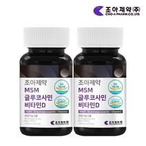 조아제약 MSM 글루코사민 비타민D, 2박스 x 120정