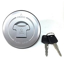 customdivine 혼다 용 가솔린 탱크 캡 세트 키 2 개 포함 범용 오토바이 유지 보수 부품 교체 부품 호넷 250 ns50f cbr250 vtr250 등, 실버