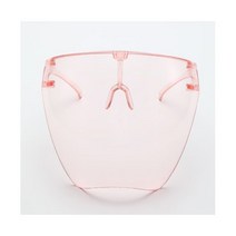 스포츠선글라스 고글선글라스 남녀공용 풀 페이스 선글라스 마스크, Full Pink