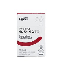 지쿱 제너럴 밸런스 레드 알티지 오메가3 60캡슐 (30일분)