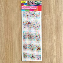 비즈스티커 큐빅스티커 접착비즈 보석비즈 보석스티커 다꾸 꾸미기 67종, 꽃 비즈 48번, 1개