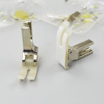 공업용오버록 노루발 스티치 가정용 미싱부자재 플라스틱 가죽 옥스포드 플랫 카 재봉틀 액세서리 용 테플론, 100 PC 프레서