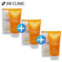 3W클리닉 멀티프로텍션 UV썬블록 SPF50+/PA+++ 1+1+1