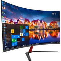 32인치 곡선 휘어진 모니터 LCD 게이밍 게임 데스크탑