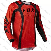 남자 39s 여름 긴팔 내리막 hpit fox 산악 자전거 사이클링 저지 통기성 사이클링 저지