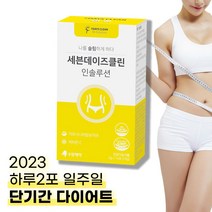 수암제약 인솔루션 가르시니아 다이어트 보조제 hca 탄수화물컷팅제 체지방분해 14포, 8박스 (두달분)