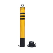 주차장차단기 경고 칼럼 도로 말뚝 잠금 자동차 주차 배리어 없음 폴 블록 볼라드 포스트 충돌 방지 로드 차단, [01] 60cm, [05] E