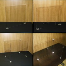 아크릴 투명가림막 공간맞춤 1분조립 부품모음 고정형