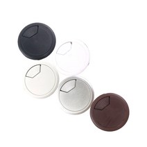 컴퓨터 선 홀캡 60mm 책상 마감 캡 원형 전선 구멍 커버 타공마개, 흰색