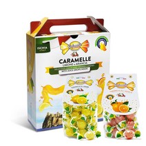 이태리 캔디 레몬200g + 오렌지200g 선물상자, 1곽, 400g