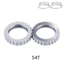 자전거허브 DT 스위스 FreeHub dt240 350 370 캡 MTB 자전거 허브 컨버터 산악 엔드 어댑터 QR 또는 스루 XD, 54T silver