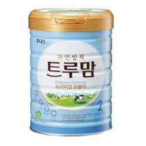 일동후디스 트루맘 프리미엄 포뮬라 분유 2단계, 800g, 6개